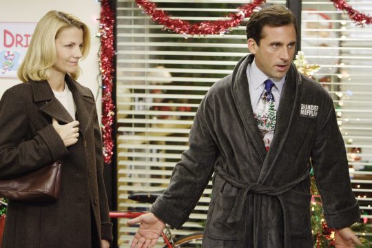 The Office: Holiday Special – Exclusive Robe Giveaway with Carey Bennett